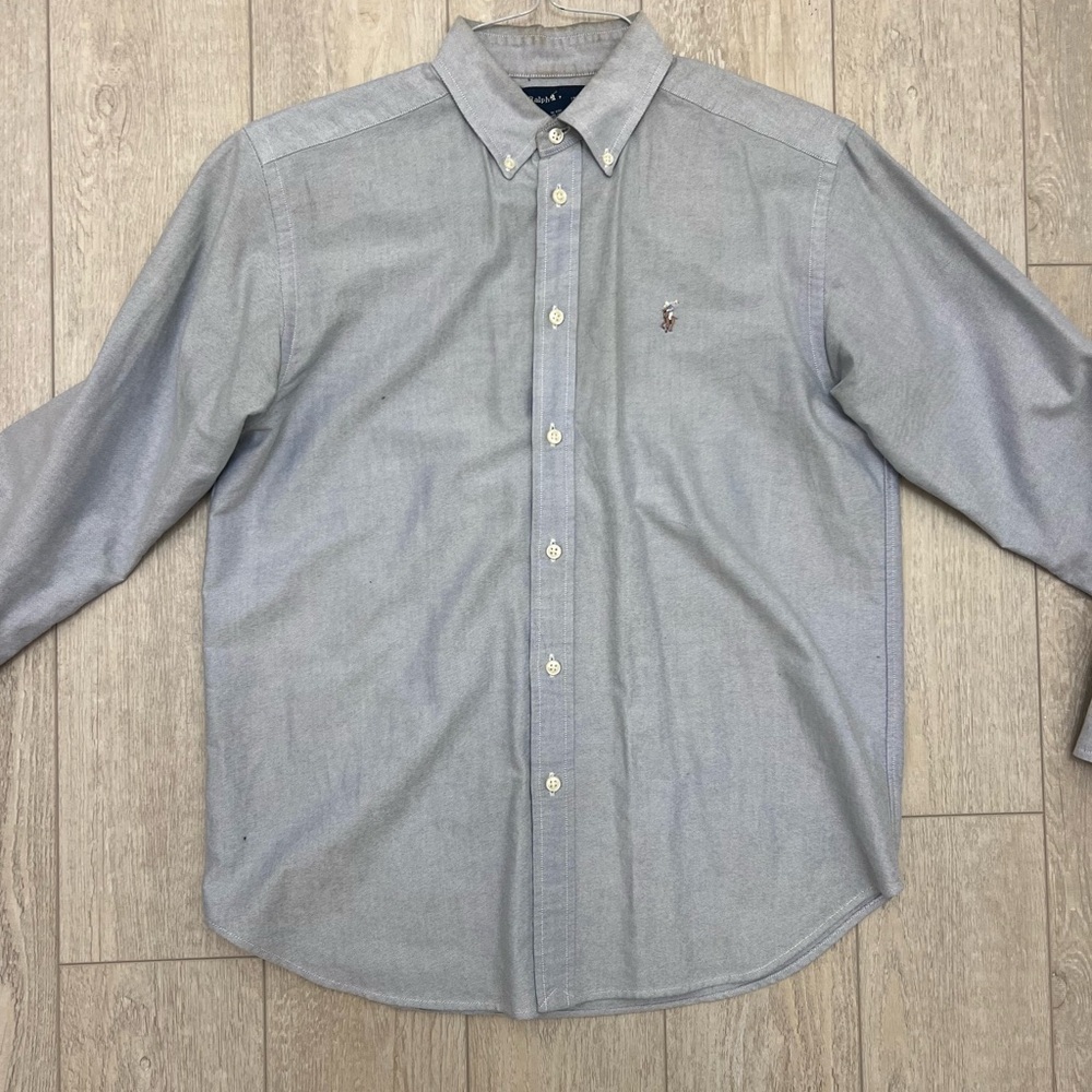 Polo Ralph Lauren Boys XL (16) Oxford Button-Down Shirt – Classic Fit